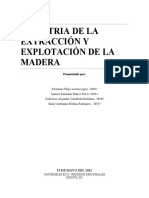 Industria de La Extracción y Explotación de La Madera