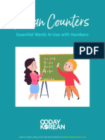Korean Counters: Essential Words To Use With Numbers