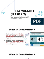 Delta Variant (B.1.617.2) : What Do We Need To Know About It?