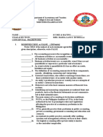 Midterm Exam in Conceptual Framwework 2018-2019