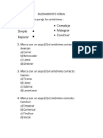 Examen Razonamiento Verbal