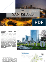 Creación y crecimiento urbano del distrito de San Isidro