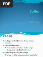 Coding: Prof. A. Acharya