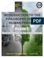 GRADE 12: Introduction To The Philosophy of The Human Person