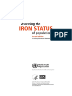 Assesment of Iron Status - Who
