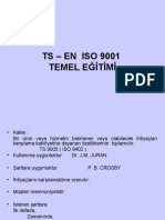 TS-EN ISO 9001 Temel Egitim