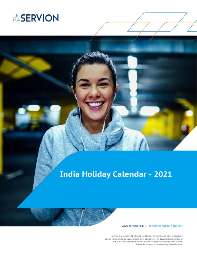 India Holiday Calendar-2021 | PDF | Traditions | Religious Holidays