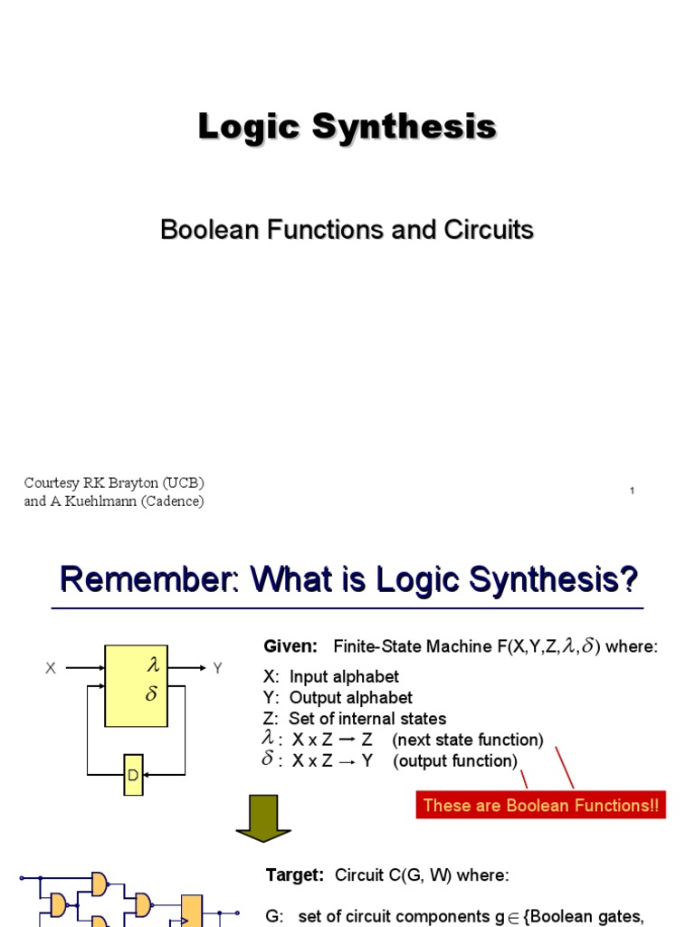 002 Functions and Circuits | PDF | Teaching Mathematics | Boolean Algebra