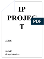 CBSE IP Project