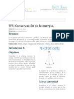 TFS - Conservación de La Energia