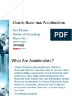 Oracle Business Accelerators