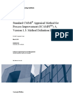 Standard CMMI Appraisal Method For Process Improvement (SCAMPI) A, Version 1.3: Method Definition Document