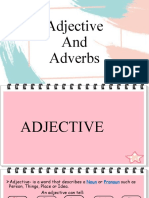 Adjective and Adverb Report