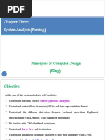 Chapter 3 Syntax Analysis (Parsing)