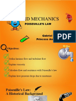 Fluid Mechanics: Poiseuille'S Law