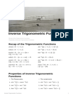 Inverse Trigonometric Functions