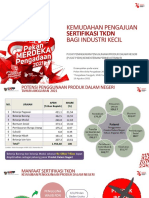 P3DN - Kemudahan Pengajuan Sertifikasi TKDN Bagi Usaha