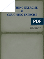 Breathing Exercise & Coughing Exercise: Presented by - Mohit Kumar Gupta Nursing Tutor NNC, Jamuhar