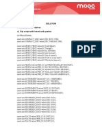 DML Exercise Solution The Student Must Deliver A) SQL Script With Insert and Queries