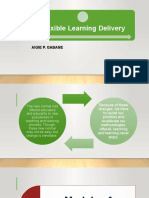 Flexible Learning Delivery - Presentation