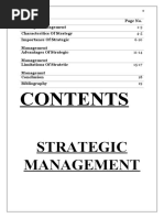 Strategic Management