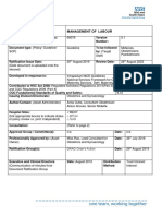 Management of Labour 5.1