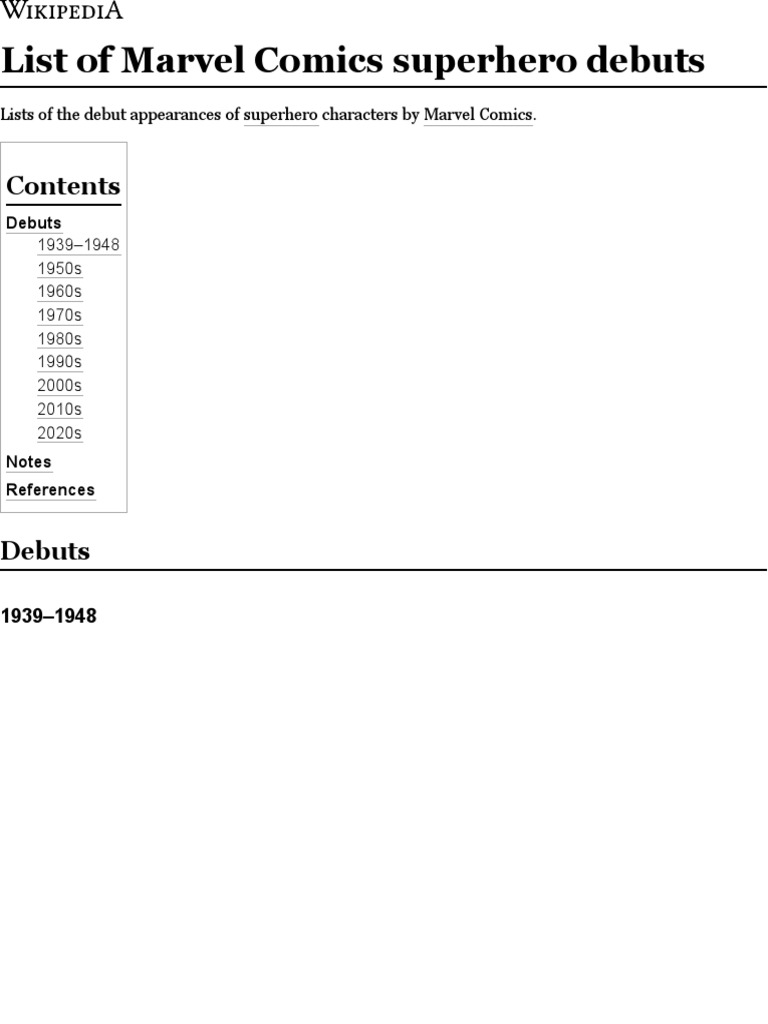 list-of-marvel-comics-superhero-debuts-wikipedia-pdf-comics