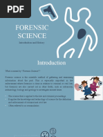 Forensic Science: Introduction and History