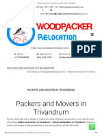 Packers and Movers in Trivandrum - Wood Packers and Movers
