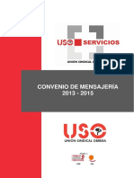 Convenio de Mensajería 2013-2015