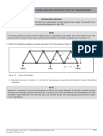 Perform Truss Analysis On Three Types of Truss Bridges: Skill 3