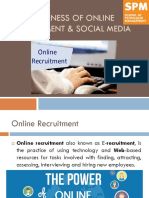 Effectiveness of Online Recruitment and Social Media