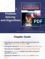 Problem Solving and Algorithms: Chapter 7