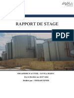 Rapport de Stage SAVOLA MAROC