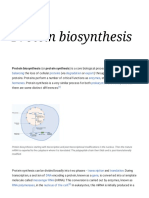 Protein Biosynthesis - Wikipedia