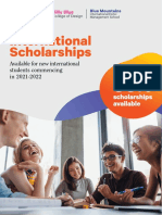 International Scholarships: Up To Scholarships Available