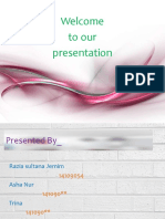 Welcome To Our Presentation