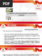 Company Aviation Safety Officer (CASO)