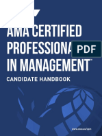 MCE AMA CPM Candidate Handbook 2020