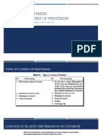 Losses of Prestress: Nature of Losses of Prestress: Prepared By: Engr. Marianne Kriscel Jean D. Saga-Oc