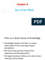The Filter of The Mind: Chapter-4