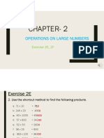 Chapter 2 Operations On Large Numbers Exercise 2E, 2F