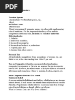 taxation structure in pakistan