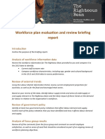 Workforce Plan Evaluation and Review Briefing