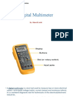 Digital Multimeter: By: Manvik Joshi