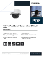 4 MP Mini Fixed Dome IP-Camera 2.8mm ICR IR LED DWDR: Cameras I IP I Fix Domes