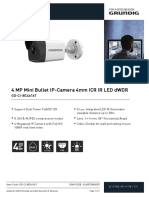 4 MP Mini Bullet IP-Camera 4mm ICR IR LED DWDR