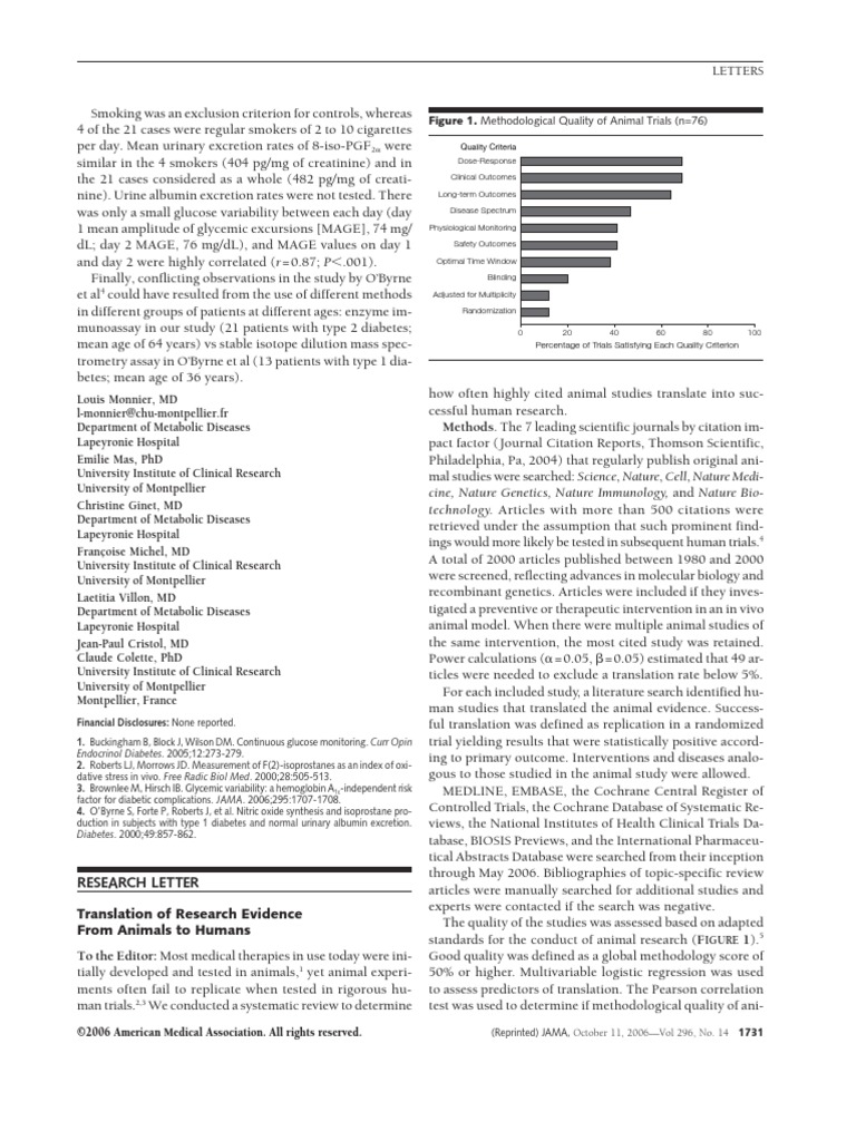 Methods. The 7 Leading Scientific Journals by Citation Im-: Research ...