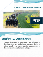 Las Migraciones y Sus Modalidades Tema 2 Geo-Humana 11º