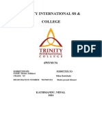 Trinity International College Physics Project on Uses of Alternative Energy